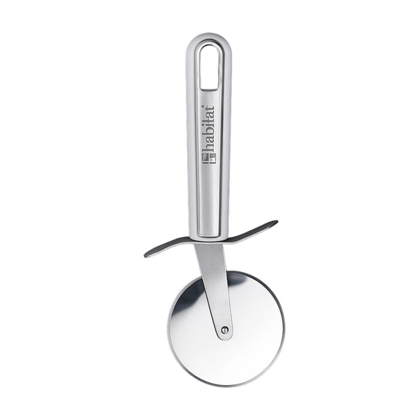 Habitat Stainless Steel Pizza Cutter – Sharp and Durable Kitchen Tool for Cutting Pizza, Pastries, and Flatbreads
