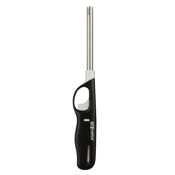 Habitat Flame Gas Lighter – Black Kitchen Lighter for Gas Stove, Candle, Outdoor Cooking, and Camping