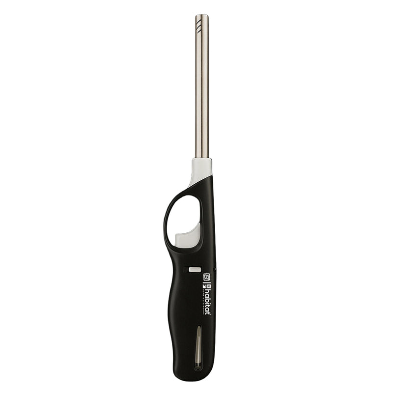 Habitat Flame Gas Lighter – Black Kitchen Lighter for Gas Stove, Candle, Outdoor Cooking, and Camping