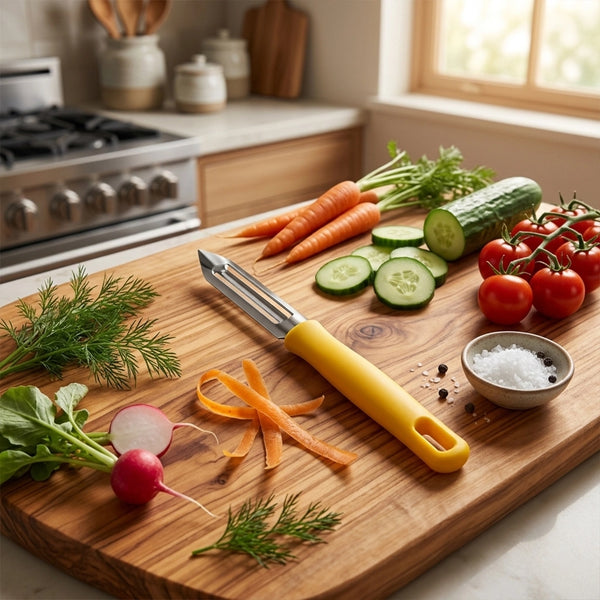 Habitat Basic Smart Vegetable Peeler – Kitchen Peeler for Potatoes, Carrots, Cucumbers, and Fruits