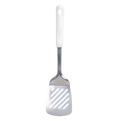 Habitat Diamond Stainless Steel Slotted Turner – Durable Kitchen Spatula for Flipping, Turning, and Serving Food