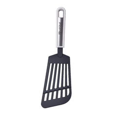 Habitat Nylon Long Turner with Stainless Steel Insert – Durable Kitchen Spatula for Stir-Frying, Flipping, and Serving