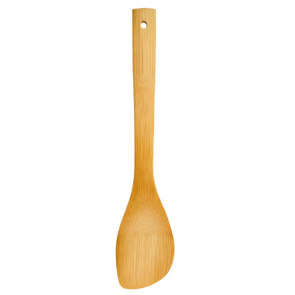 Habitat Bamboo Solid Turner – Eco-Friendly Kitchen Spatula for Stirring, Flipping, and Cooking