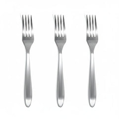 Habitat Basic Wilton Baby Fork – Set of 3 Stainless Steel Utensils for Toddlers and Kids