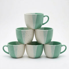 Habitat Ceramic Cup 160 ML Green