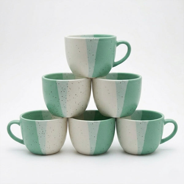 Habitat Ceramic Cup 160 ML Green