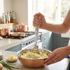 Habitat Stainless Steel Potato Masher – Durable Kitchen Tool for Mashing Potatoes, Vegetables, and Fruits
