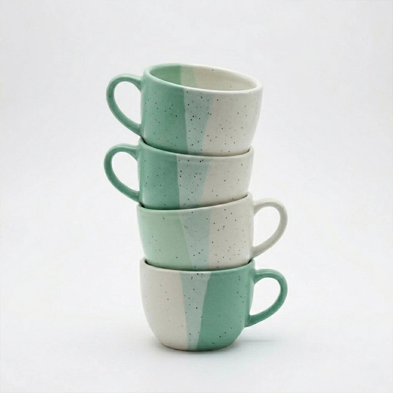 Habitat Ceramic Cup 160 ML Green