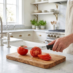 Habitat Tomato Knife – Sharp Kitchen Knife for Slicing Tomatoes, Fruits, and Vegetables