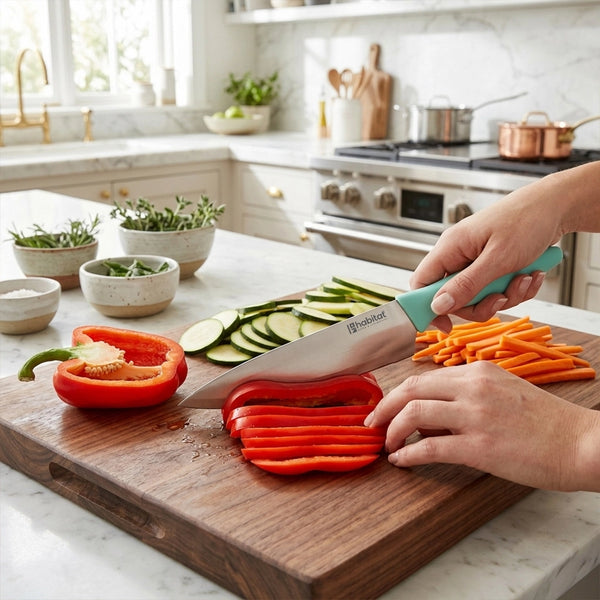 Habitat Chef Knife – Sharp Multi-Purpose Kitchen Knife for Chopping, Slicing & Dicing Vegetables, Fruits, and Meat