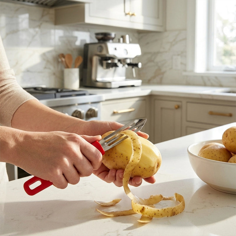 Habitat Basic Smart Vegetable Peeler – Kitchen Peeler for Potatoes, Carrots, Cucumbers, and Fruits