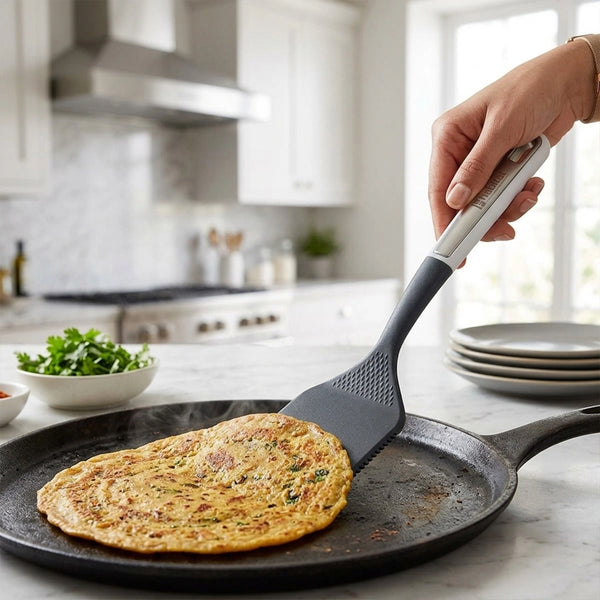 Habitat Nylon Chinese Turner – Durable Kitchen Spatula for Stir-Frying, Flipping, and Serving