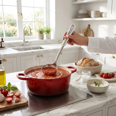 Habitat Stainless Steel Soup Ladle – Durable Kitchen Utensil for Serving Soups, Stews, and Gravies