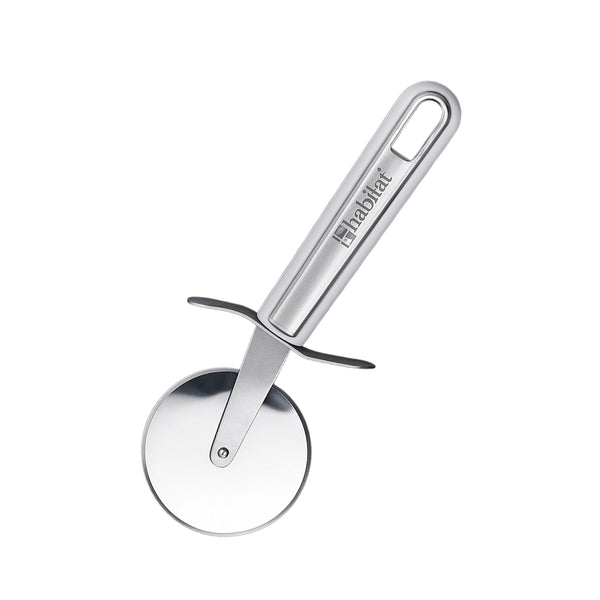 Habitat Stainless Steel Pizza Cutter – Sharp and Durable Kitchen Tool for Cutting Pizza, Pastries, and Flatbreads