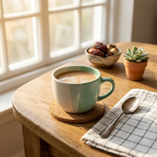 Habitat Ceramic Cup 160 ML Green