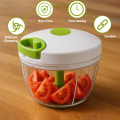 Habitat Swift Chopper Round – Multi-Purpose Kitchen Tool for Chopping Vegetables, Fruits, Nuts, and Herbs