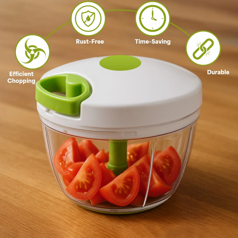 Habitat Swift Chopper Round – Multi-Purpose Kitchen Tool for Chopping Vegetables, Fruits, Nuts, and Herbs