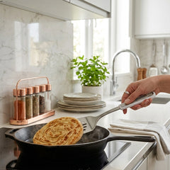Habitat Stainless Steel Slotted Turner – Durable Kitchen Spatula for Flipping, Stir-Frying, and Serving Food
