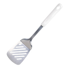 Habitat Diamond Stainless Steel Slotted Turner – Durable Kitchen Spatula for Flipping, Turning, and Serving Food