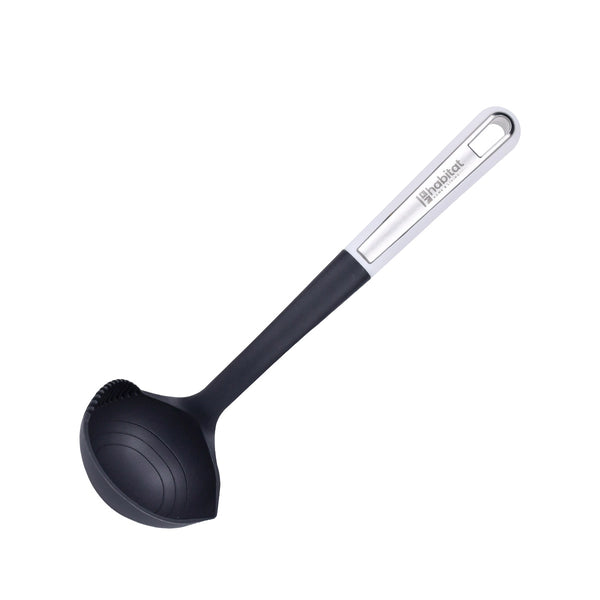 Habitat Nylon Soup Ladle – Durable Kitchen Utensil for Serving Soups, Stews, and Gravies