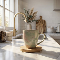 Habitat Ceramic Coffee Mug Cylindrical Green