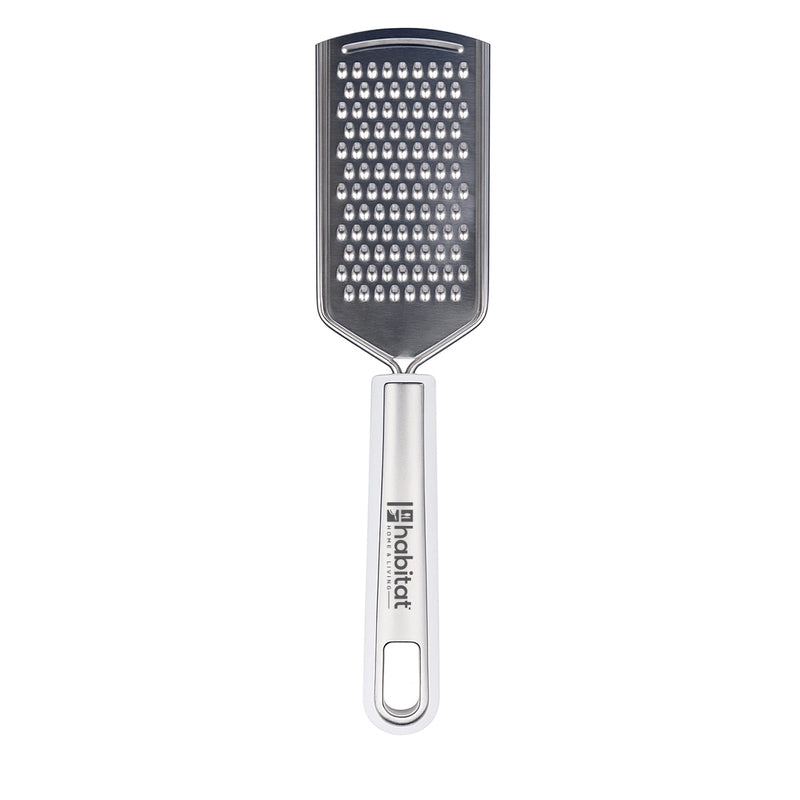 Habitat Stainless Steel Hand Grater – Durable Kitchen Tool for Grating Cheese, Vegetables, Fruits, and Spices