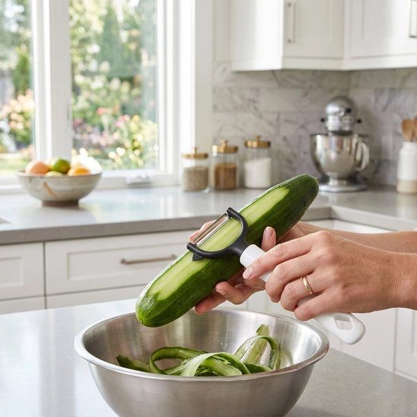 Habitat Diamond Arch Peeler – Sharp and Durable Kitchen Peeler for Potatoes, Carrots, Cucumbers, and Fruits