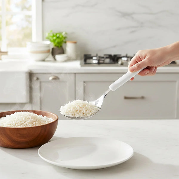 Habitat Diamond Rice Spoon – Durable Kitchen Spoon for Serving Rice, Pulao, and Other Dishes
