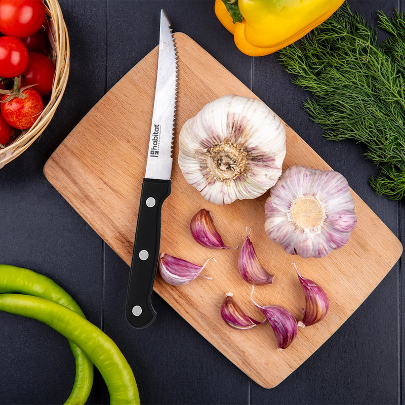 Habitat Steak Knife with Bakelite Handle – Sharp Knife for Beef, Meat & Grilled Foods, Durable Kitchen Knife