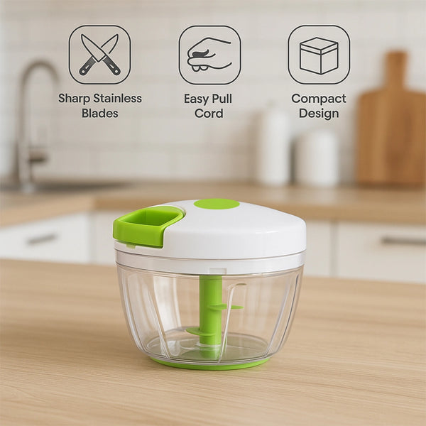 Habitat Swift Chopper Round – Multi-Purpose Kitchen Tool for Chopping Vegetables, Fruits, Nuts, and Herbs
