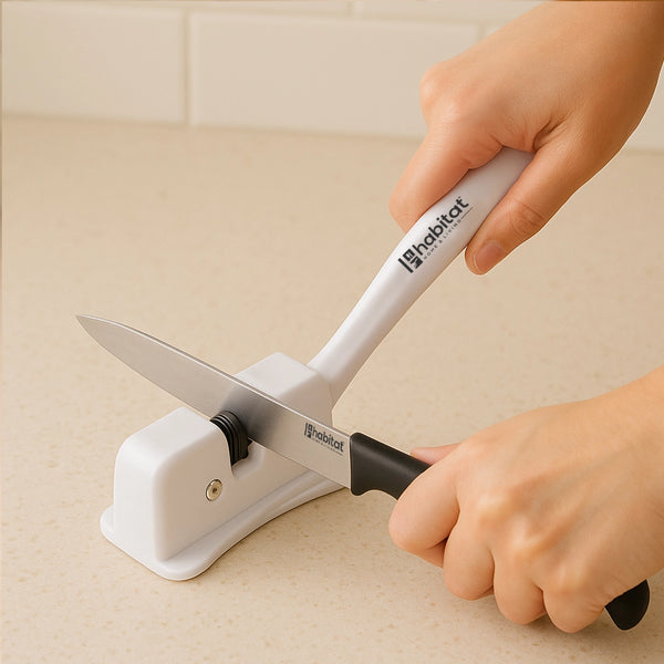 Habitat Knife Sharpener – Durable Kitchen Tool for Sharpening Chef Knives, Santoku Knives, and Utility Knives