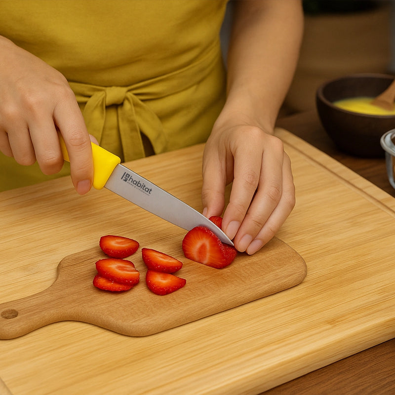Habitat Peeling Knife – Sharp Fruit & Vegetable Knife for Potato, Carrot, Apple, Mini Kitchen Knife, Durable & Ergonomic