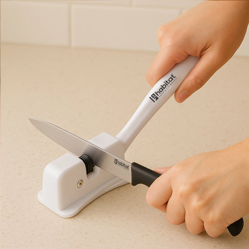 Habitat Knife Sharpener – Durable Kitchen Tool for Sharpening Chef Knives, Santoku Knives, and Utility Knives
