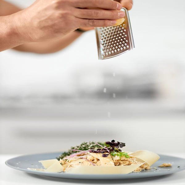 Habitat Stainless Steel Hand Grater – Durable Kitchen Tool for Grating Cheese, Vegetables, Fruits, and Spices