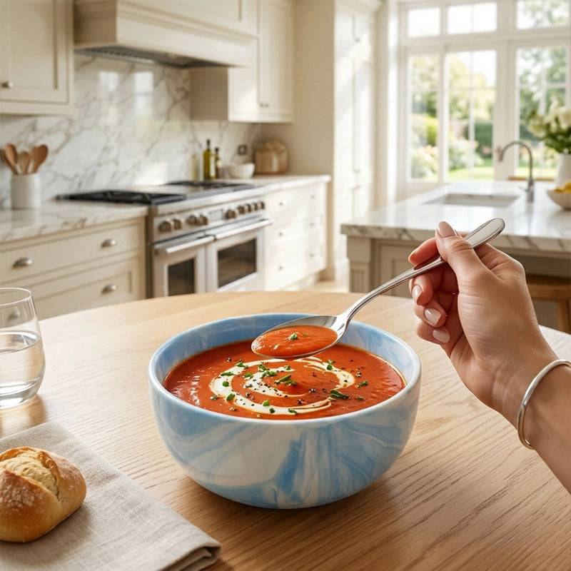 Habitat Ceramic Bowl Blue