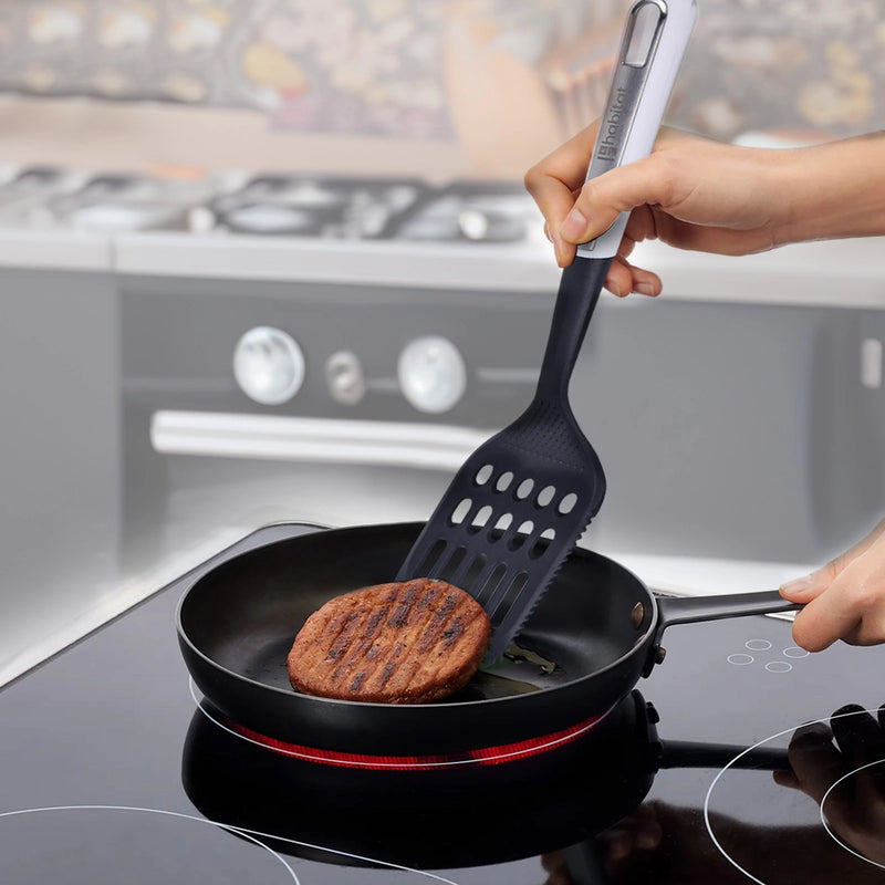 Habitat Nylon Slotted Turner – Durable Kitchen Spatula for Flipping, Stir-Frying, and Serving Food