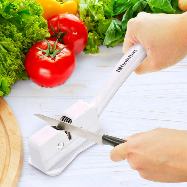 Habitat Knife Sharpener – Durable Kitchen Tool for Sharpening Chef Knives, Santoku Knives, and Utility Knives