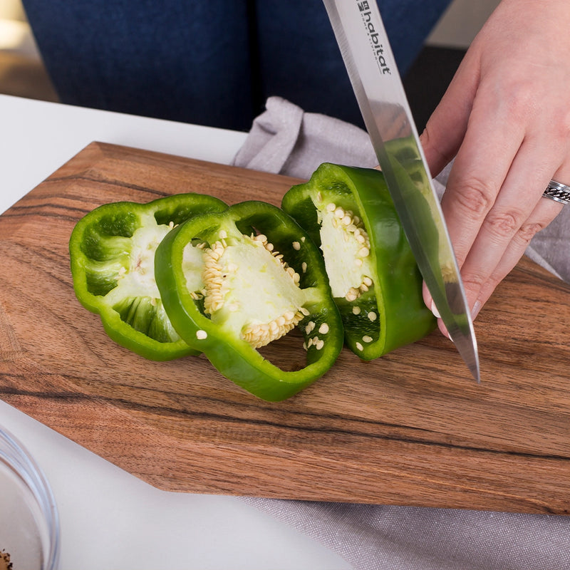 Habitat Santoku Knife – Sharp Multi-Purpose Kitchen Knife for Chopping, Slicing & Dicing Vegetables, Fruits, and Meat