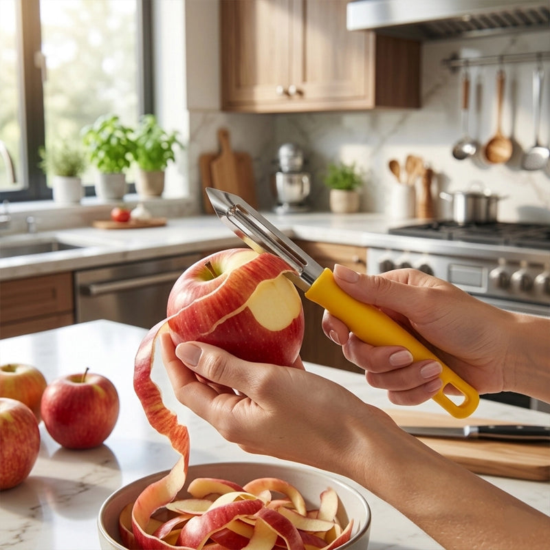 Habitat Basic Smart Vegetable Peeler – Kitchen Peeler for Potatoes, Carrots, Cucumbers, and Fruits