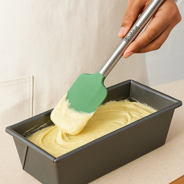 Habitat Silicone Spoon – Heat-Resistant Kitchen Utensil for Stirring, Cooking, and Serving