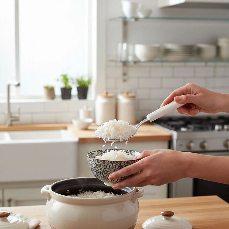Habitat Diamond Rice Spoon – Durable Kitchen Spoon for Serving Rice, Pulao, and Other Dishes