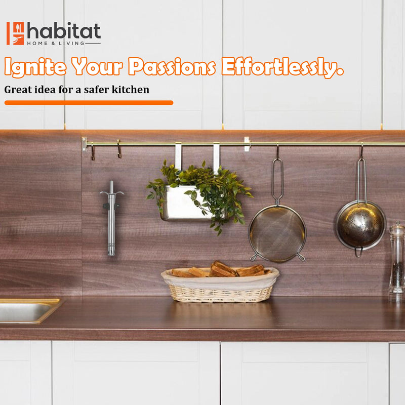 Habitat Gas Lighter – Stainless Steel Kitchen Lighter for Gas Stove