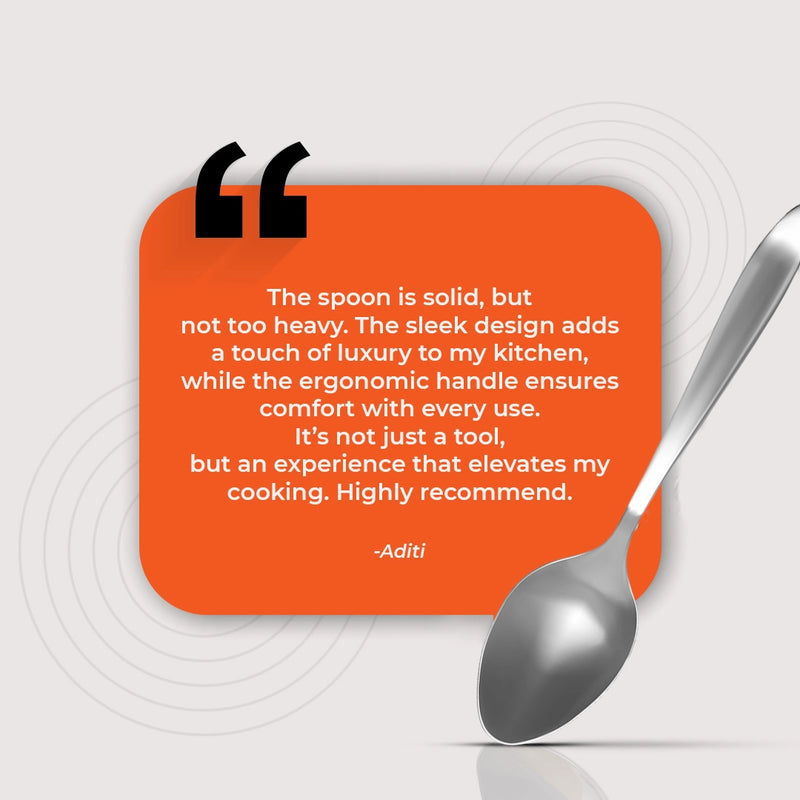 Habitat Basic Wilton Tea Spoon – Set of 3 Stainless Steel Spoons for Tea, Coffee, and Beverages