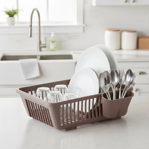 Habitat Kitchen Rack Plastic 3in1 Large Sink Set