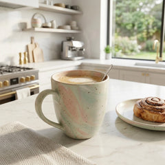 Habitat Ceramic Coffee Mug Cylindrical Green