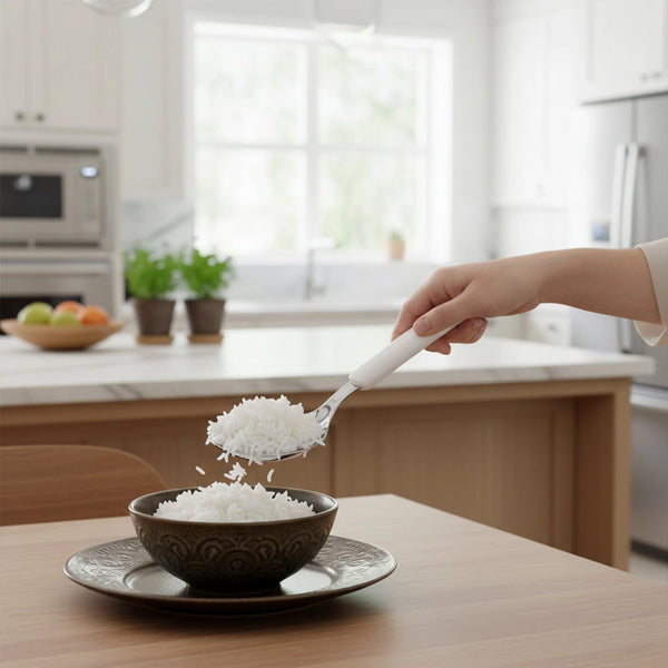 Habitat Diamond Rice Spoon – Durable Kitchen Spoon for Serving Rice, Pulao, and Other Dishes