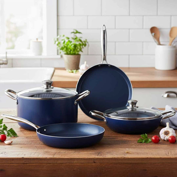 Habitat Ceramic Frypan with Casted Stainless Steel Handle