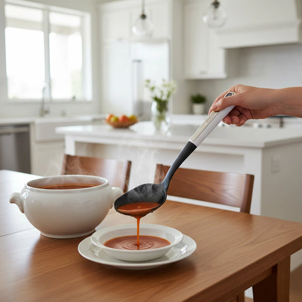 Habitat Nylon Solid Spoon – Durable Kitchen Utensil for Cooking, Stirring, and Serving