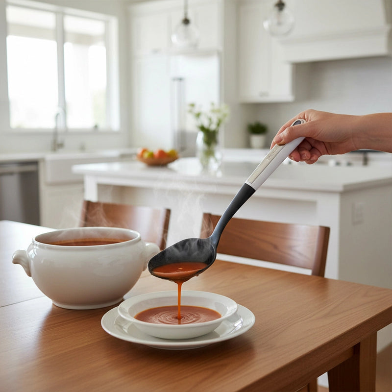 Habitat Nylon Solid Spoon – Durable Kitchen Utensil for Cooking, Stirring, and Serving