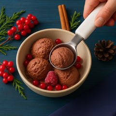 Habitat Diamond Stainless Steel Ice Cream Scoop – Durable Kitchen Scoop for Ice Cream, Desserts, and Frozen Treats